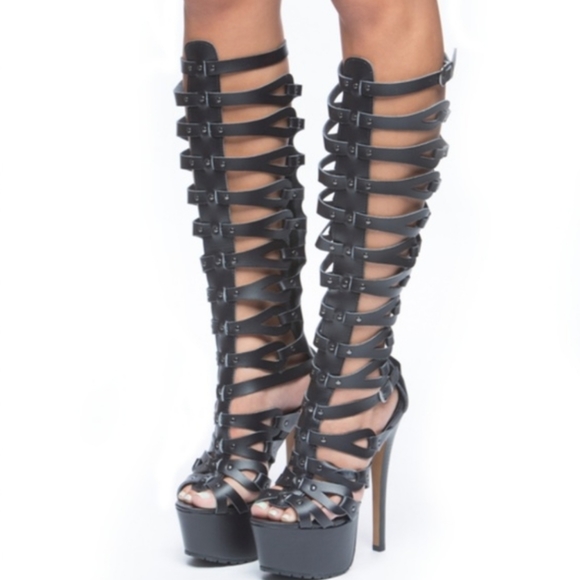 ZIGI girl Shoes Zigi Girl Black Samara Gladiator Sandal Platform